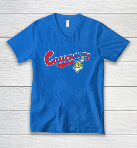 Cleveland Caucasians Bomani Jones V-Neck T-Shirt 6