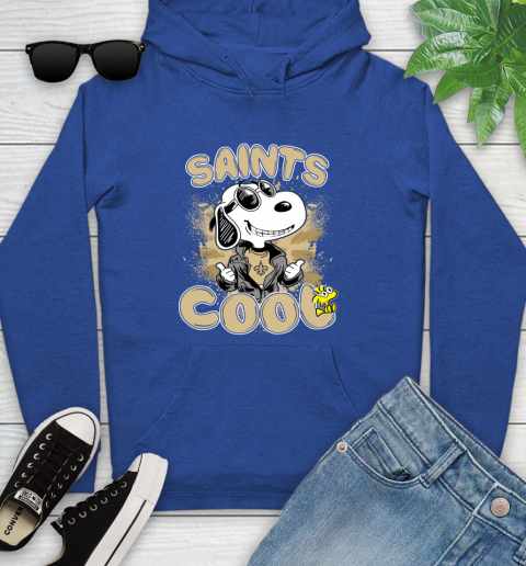 NFL Football New Orleans Saints Cool Snoopy Shirt Youth Hoodie 9