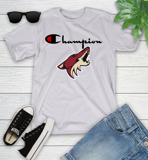 NHL Hockey Arizona Coyotes Champion Shirt Youth T-Shirt 2