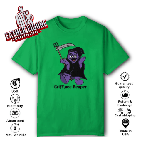 znry grimace reaper grim reaper classic t shirt 2 front irish green