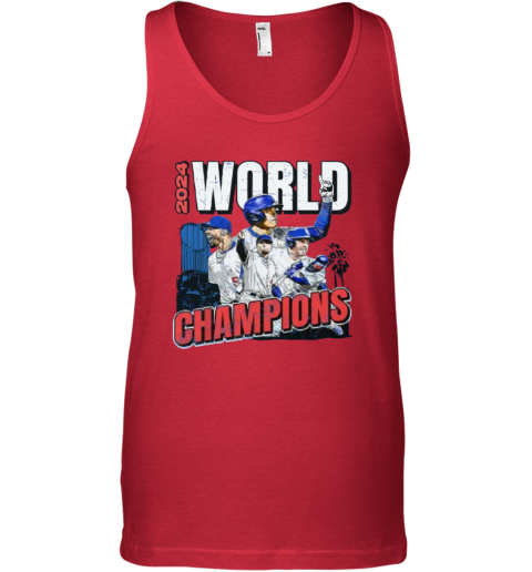 Los Angeles Baseball 2024 MLB World Champions Ohtani Freeman Tank Top 1hfr los angeles baseball 2024 mlb world champions ohtani freeman unisex tank 17 front red