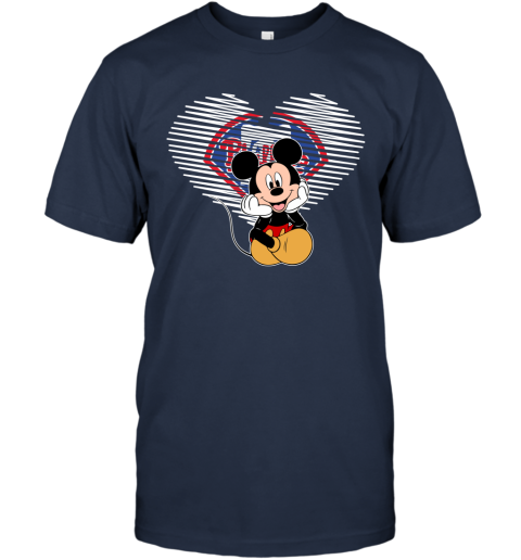 MLB Philadelphia Phillies The Heart Mickey Mouse Disney Baseball T Shirt jELvqWrqzsV classic t shirt 2 95 151514 front navy