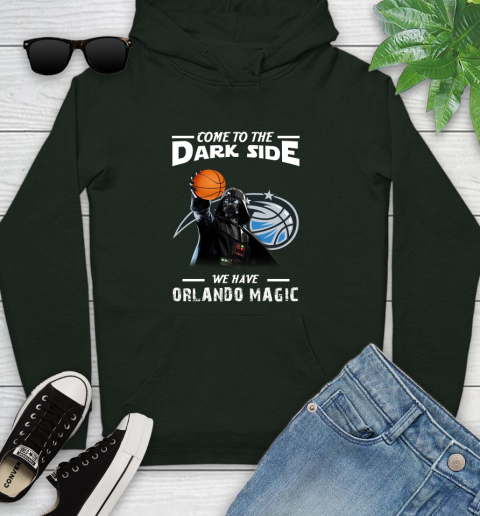 NBA Come To The Dark Side We Have Orlando Magic Star Wars Darth Vader Basketball Youth Hoodie 14