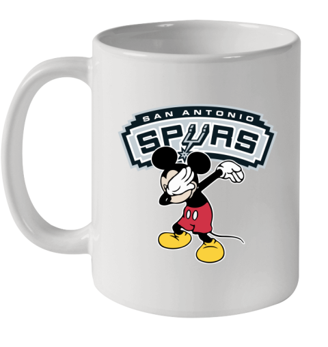 San Antonio Spurs NBA Basketball Dabbing Mickey Disney Sports Ceramic Mug 11oz
