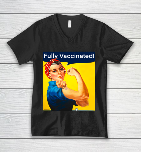 Fully Vaccinated Women V-Neck T-Shirt