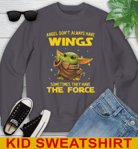 Baby Yoda Angel Don't Always Have Wings They Have The Force Shirt 113