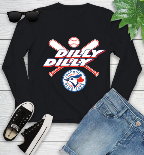 MLB Toronto Blue Jays Dilly Dilly Baseball Sports Youth Long Sleeve 2