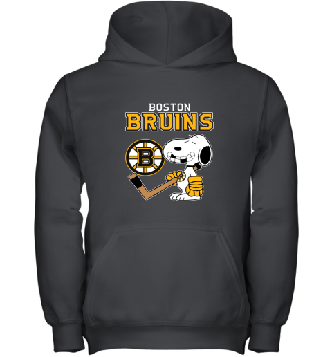 Boston Bruins Ice Hockey Broken Teeth Snoopy NHL Youth Hoodie