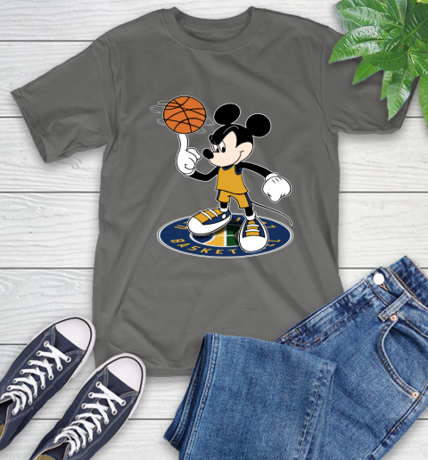 NBA Basketball Utah Jazz Cheerful Mickey Disney Shirt T-Shirt 10