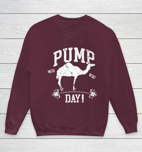 Funny Pump Day Hump Day Camel Weight Lifting Training Gym Youth Sweatshirt 5 Funny Pump Day Hump Day Camel Weight Lifting Training Gym Youth Sweatshirt - Image 5