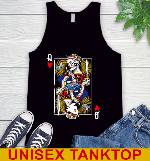 MLB Baseball Los Angeles Dodgers The Queen Of Hearts Card Shirt Tank Top