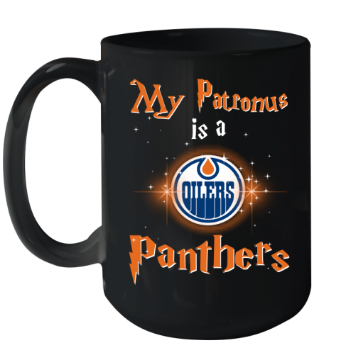 NHL Hockey Harry Potter My Patronus Is A Edmonton Oilers Ceramic Mug 15oz