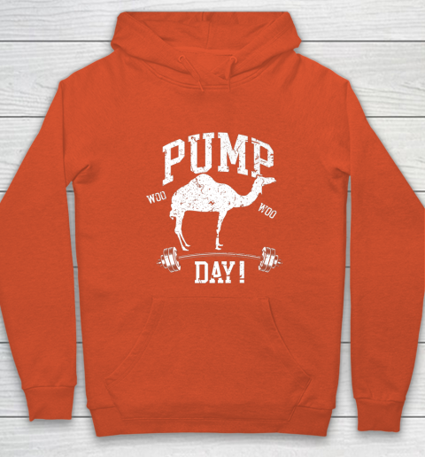 Funny Pump Day Hump Day Camel Weight Lifting Training Gym Hoodie 3