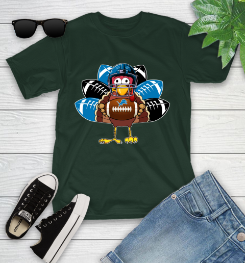 Detroit Lions Turkey Thanksgiving Day Youth T-Shirt 5
