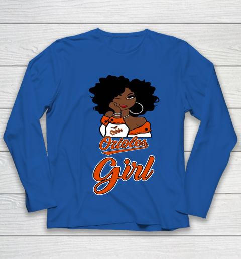 Baltimore Orioles Girl MLB Youth Long Sleeve 9