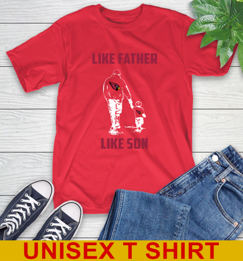 Arizona Cardinals NFL Football Like Father Like Son Sports T-Shirt 12