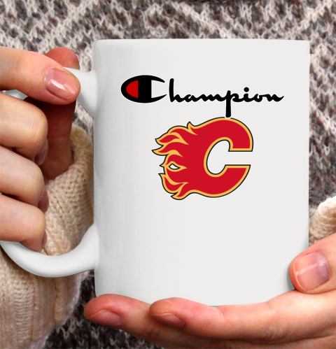 NHL Hockey Calgary Flames Champion Shirt Ceramic Mug 15oz