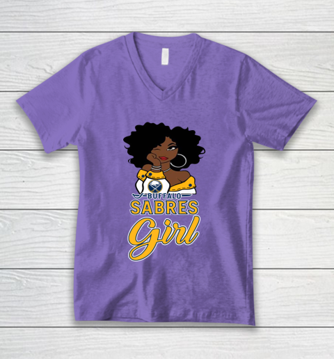 Buffalo Sabres Girl NHL V-Neck T-Shirt 9
