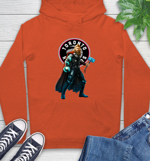 NBA Thor Avengers Endgame Basketball Toronto Raptors Hoodie 5