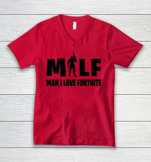 MILF Man I Love Fortnite shirt V-Neck T-Shirt 3