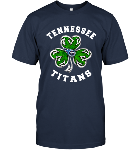 NFL Tennessee Titans Three Leaf Clover St Patrick's Day Football Sports CtSyjQVJSK1 classic t shirt 2 95 151514 front navy