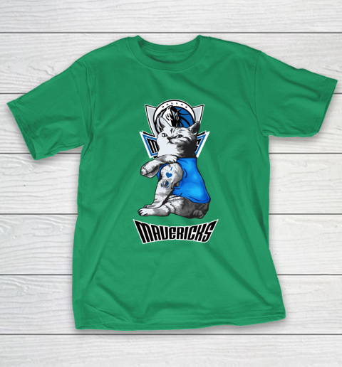 NBA Basketball My Cat Loves Dallas Mavericks T-Shirt 5