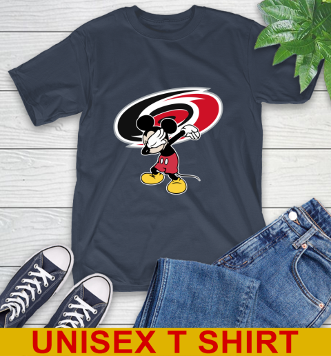 Carolina Hurricanes NHL Hockey Dabbing Mickey Disney Sports T-Shirt 4