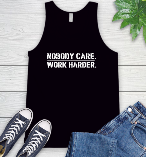 Lamar Jackson Nobody Cares Work Harder Tank Top