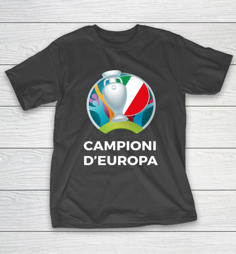 Campioni D'Europa  Champions Of Europe Italy Jersey Flag For Italy National Team European Champion T-Shirt