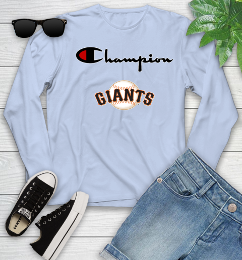 MLB Baseball San Francisco Giants Champion Shirt Youth Long Sleeve 6