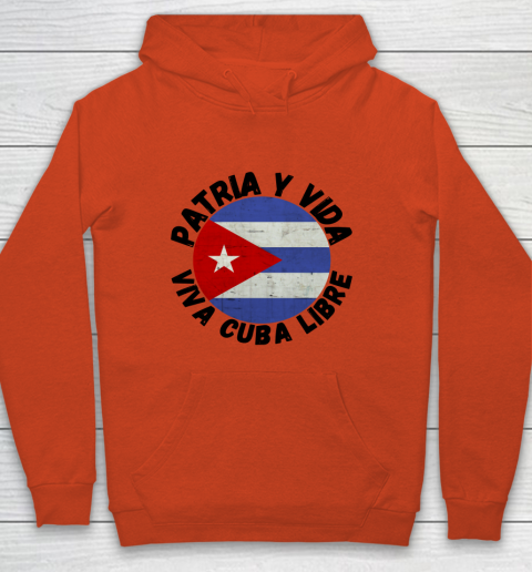 Patria Y Vida Viva Cuba Libre SOS CUba Free Cuba Youth Hoodie 3
