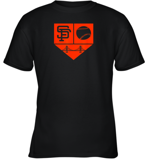 San Francisco Baseball Vintage SF Pride Giant Gift Youth T-Shirt