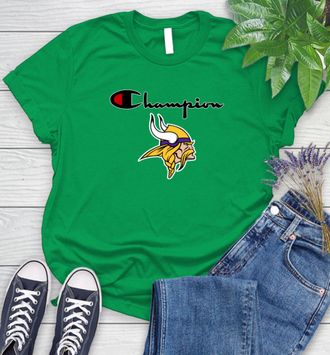 NFL Football Minnesota Vikings Champion Shirt Women's T-Shirt 4