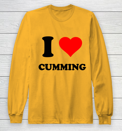 I Heart Cumming  I Love Cumming Long Sleeve T-Shirt 2
