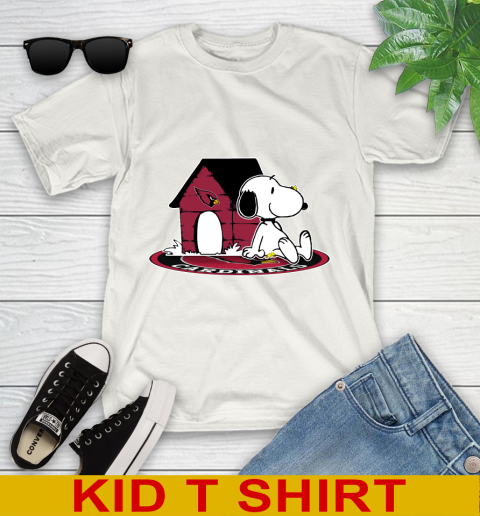 NFL Football Arizona Cardinals Snoopy The Peanuts Movie Shirt Youth T-Shirt