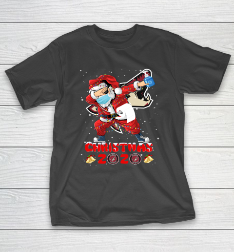Arizona Coyotes Funny Santa Claus Dabbing Christmas 2020 NHL T-Shirt