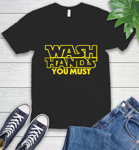 Nurse Shirt Wash Hands You Must Hand Washing Hygiene Parody Gift T Shirt V-Neck T-Shirt
