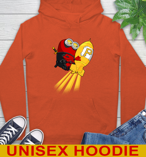 MLB Baseball Pittsburgh Pirates Deadpool Minion Marvel Shirt Hoodie 4