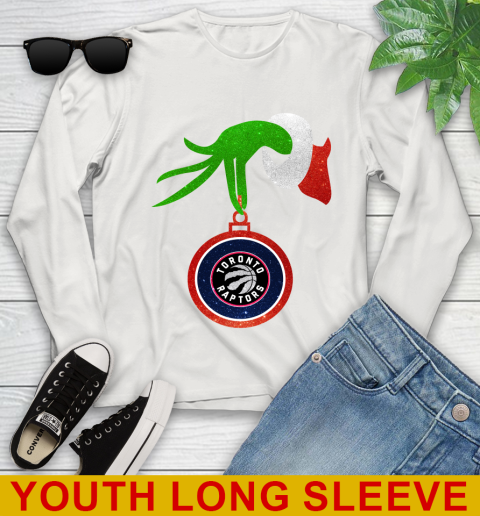 Toronto Raptors Grinch Merry Christmas NBA Basketball Youth Long Sleeve 12