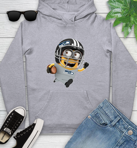 NFL Seattle Seahawks Minions Disney Football Sports Youth Hoodie 6