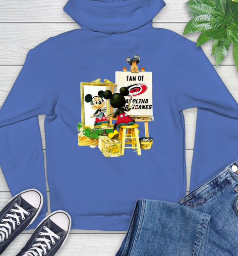 NHL Hockey Carolina Hurricanes Mickey Drawing Shirt 22