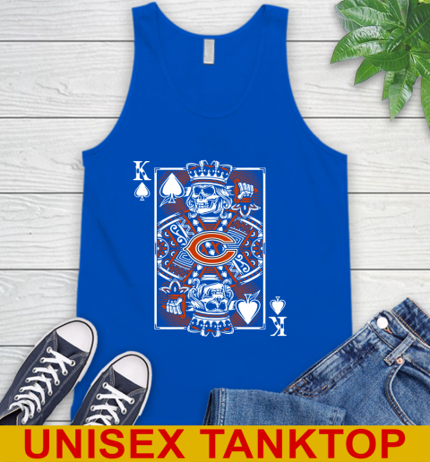 Chicago Bears NFL Football The King Of Spades Death Cards Shirt Tank Top 4