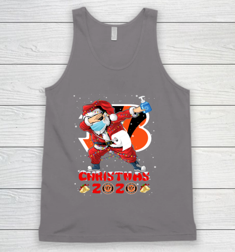 Cincinnati Bengals Funny Santa Claus Dabbing Christmas 2020 NFL Tank Top 6