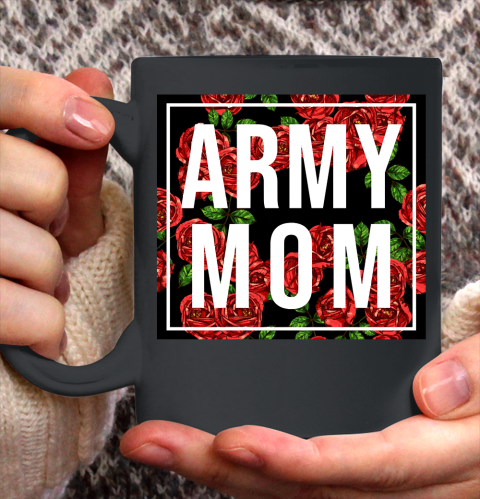 Mother's Day Funny Gift Ideas Apparel  Army Mom Unbreakable Strong Woman Gift Military T Shirt Ceramic Mug 11oz