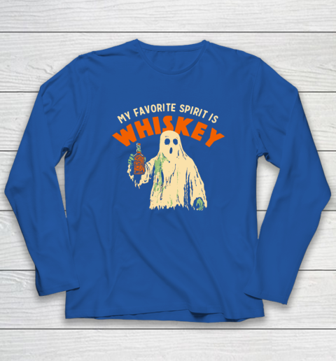 My Favorite Spirit Is Whiskey Halloween Long Sleeve T-Shirt 5