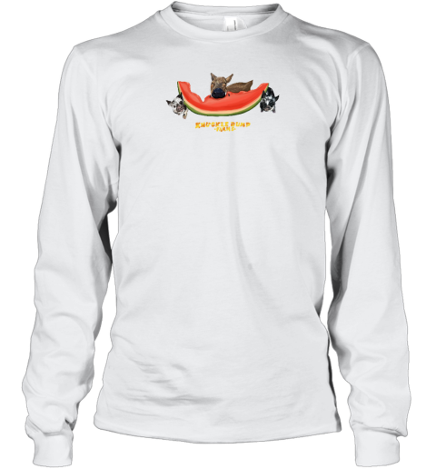 Knucklebumpfarms Store Jason Jennifer & Fern Watermelon Long Sleeve T