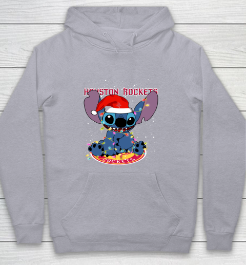 Houston Rockets NBA noel stitch Basketball Christmas Youth Hoodie 4
