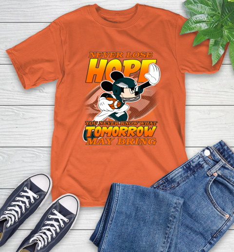 Philadelphia Eagles NFL Football Mickey Disney Never Lose Hope T-Shirt 4