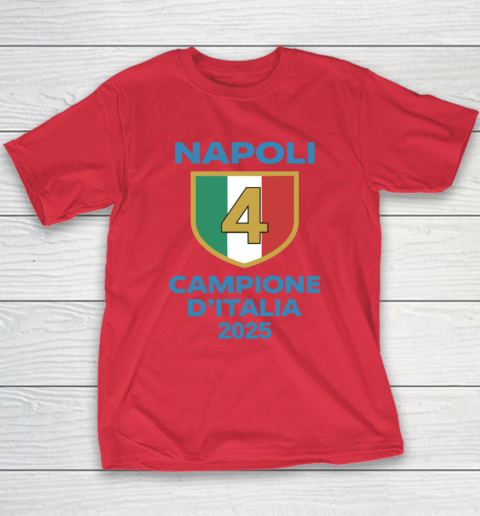 Napoli Campione D'Italia 2025 Youth T-Shirt 7