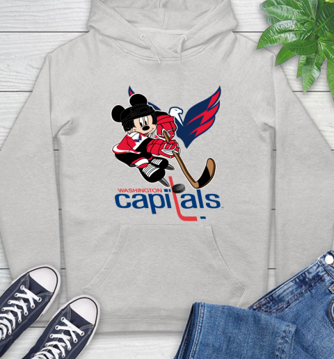 NHL Washington Capitals Mickey Mouse Disney Hockey T Shirt Hoodie